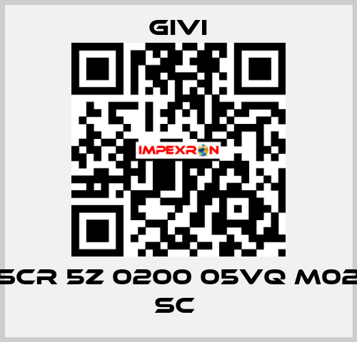 SCR 5Z 0200 05VQ M02 SC  Givi