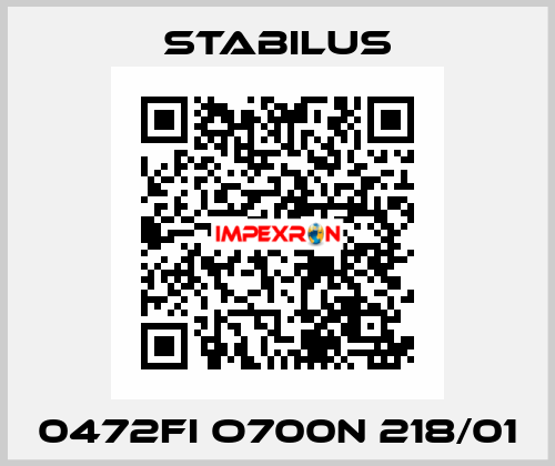 0472FI O700N 218/01 Stabilus