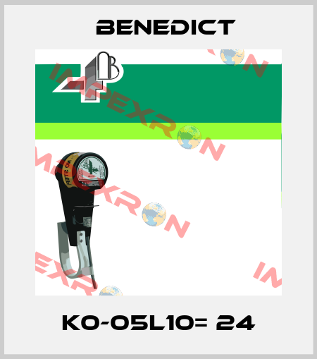 K0-05L10= 24 Benedict