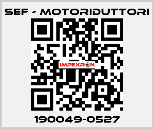 190049-0527 SEF - MOTORIDUTTORI