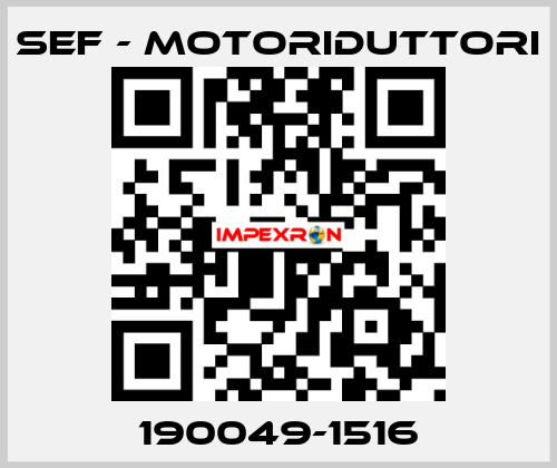 190049-1516 SEF - MOTORIDUTTORI