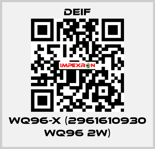 WQ96-x (2961610930 WQ96 2W) Deif