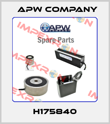 H175840 Apw Company