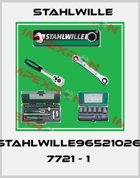 STAHLWILLE96521026, 7721 - 1  Stahlwille