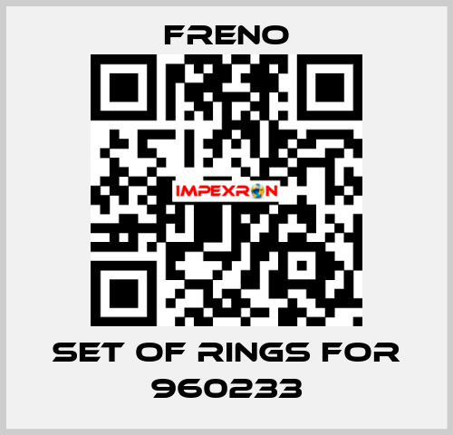 Set of rings for 960233 Freno