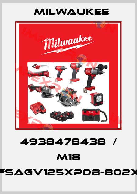 4938478438  / M18 FSAGV125XPDB-802X Milwaukee