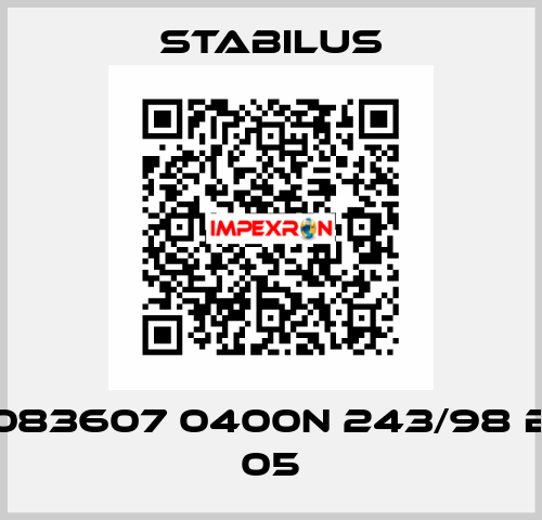 083607 0400N 243/98 B 05 Stabilus
