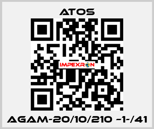 AGAM-20/10/210 –1-/41 Atos