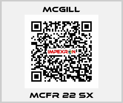 MCFR 22 SX McGill