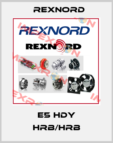 E5 HDY HRB/HRB Rexnord