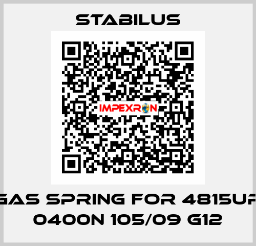 gas spring for 4815UR 0400N 105/09 G12 Stabilus