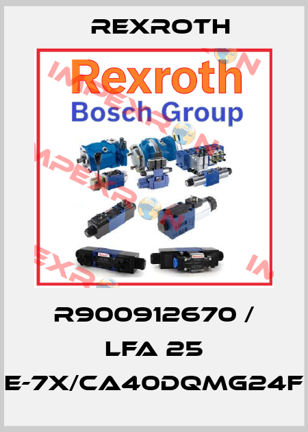R900912670 / LFA 25 E-7X/CA40DQMG24F Rexroth