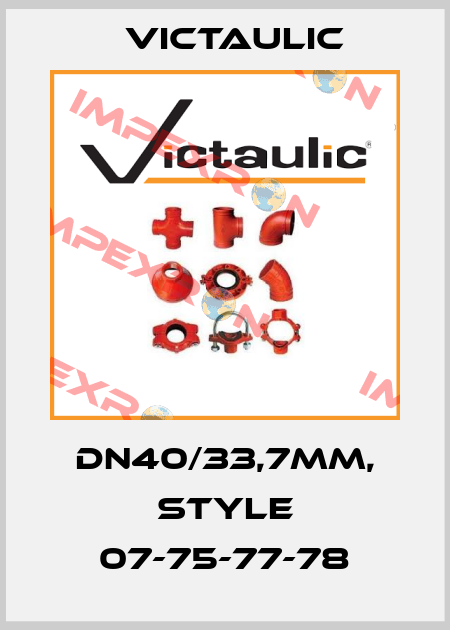 DN40/33,7mm, Style 07-75-77-78 Victaulic