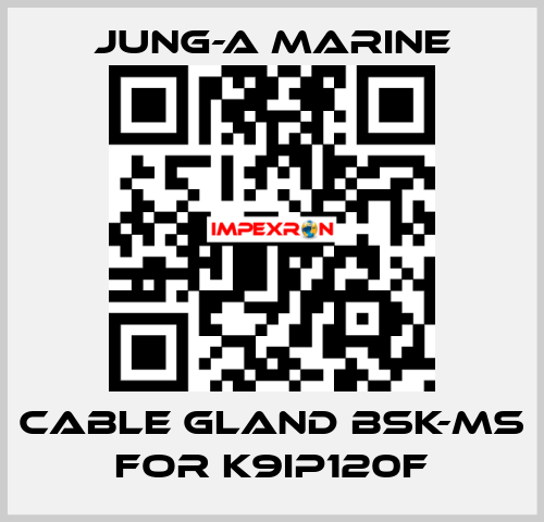 cable gland bsk-ms for K9IP120F JUNG-A MARINE