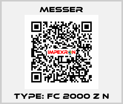 Type: FC 2000 Z N Messer