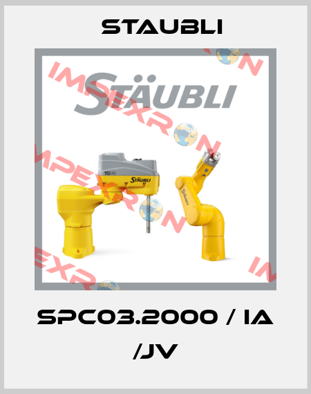 SPC03.2000 / IA /JV Staubli