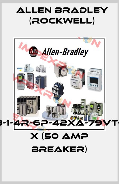 2113B-CDB-1-4R-6P-42XA-79VT-750S-901 X (50 amp breaker) Allen Bradley (Rockwell)