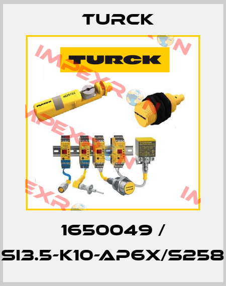 1650049 / SI3.5-K10-AP6X/S258 Turck