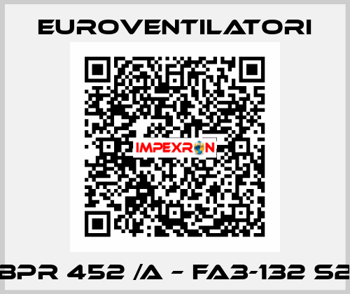 BPR 452 /A – FA3-132 S2 Euroventilatori