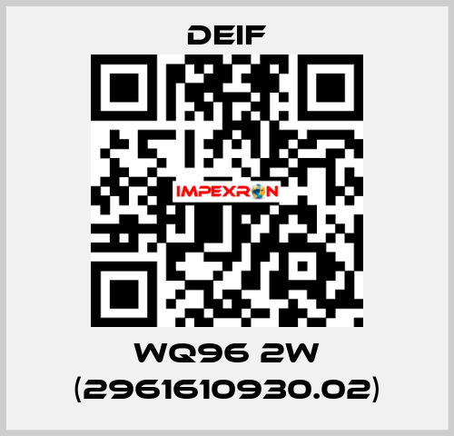 WQ96 2W (2961610930.02) Deif