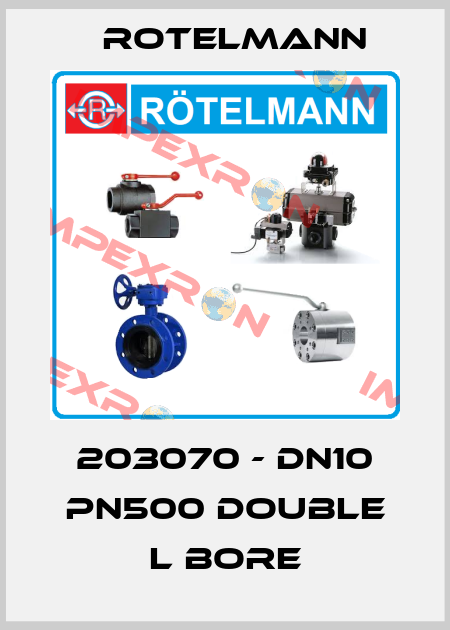 203070 - DN10 PN500 double L bore Rotelmann