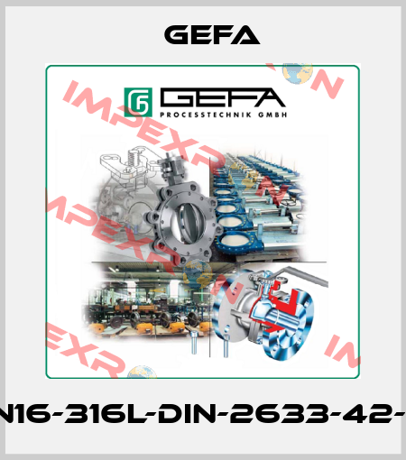 3PN16-316L-DIN-2633-42-195 Gefa