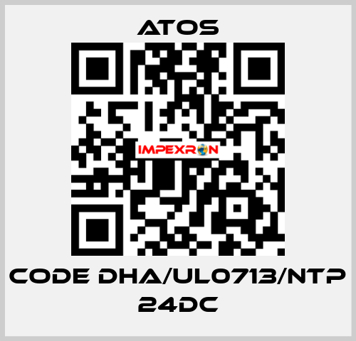 Code DHA/UL0713/NTP 24DC Atos