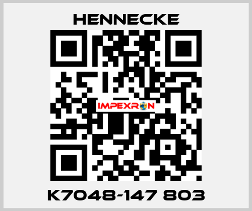 K7048-147 803 Hennecke