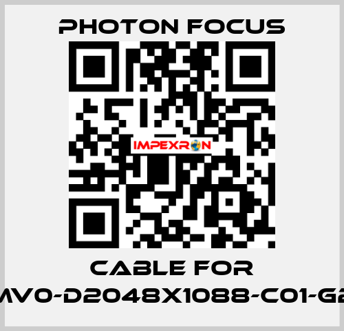 cable for MV0-D2048X1088-C01-G2 PHOTON FOCUS