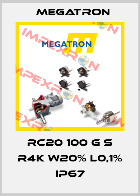 RC20 100 G S R4K W20% L0,1% IP67 Megatron