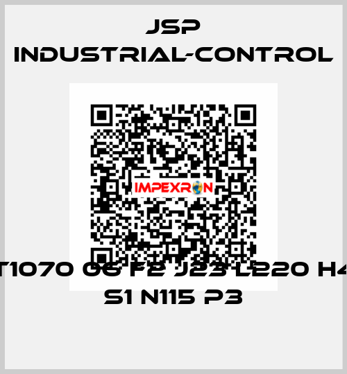 T1070 06 F2 J23 L220 H4 S1 N115 P3 JSP Industrial-Control