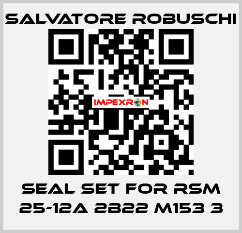 seal set for RSM 25-12A 2B22 M153 3 SALVATORE ROBUSCHI