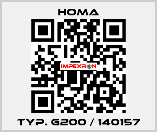 Typ. G200 / 140157 HOMA