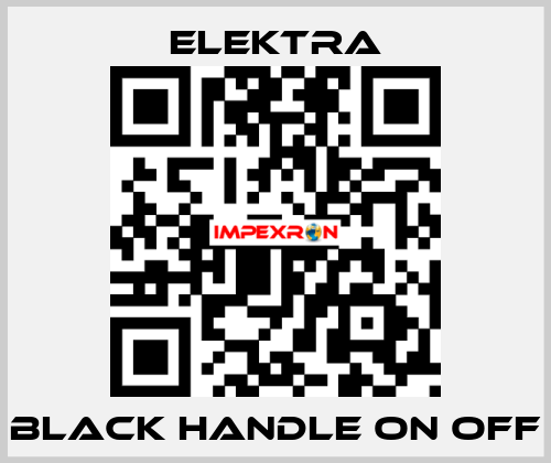 BLACK HANDLE ON OFF ELEKTRA