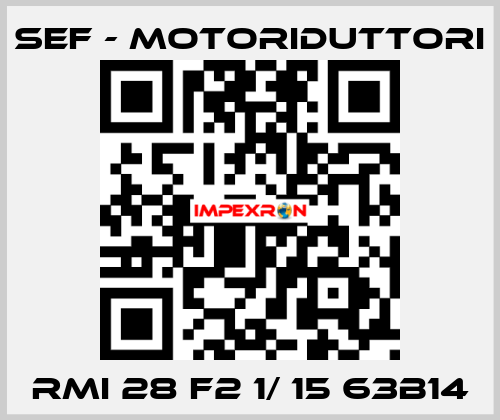 RMI 28 F2 1/ 15 63B14 SEF - MOTORIDUTTORI