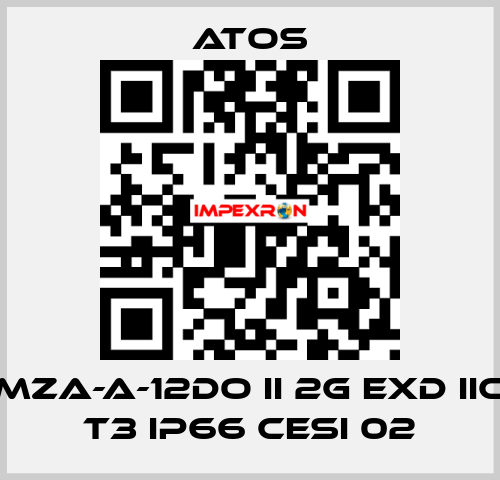 MZA-A-12DO II 2G Exd IIC T3 IP66 CESI 02 Atos