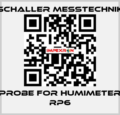 Probe for Humimeter RP6 Schaller Messtechnik