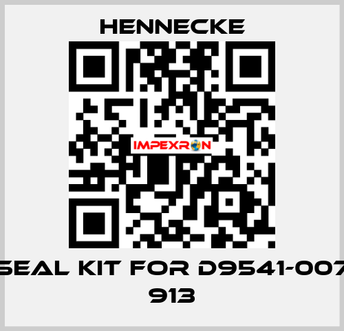 seal kit for D9541-007 913 Hennecke