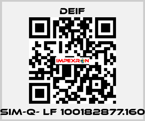 SIM-Q- LF 100182877.160 Deif