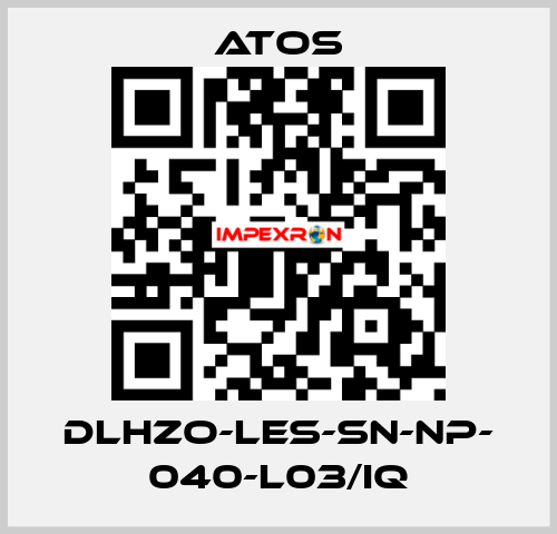 DLHZO-LES-SN-NP- 040-L03/IQ Atos