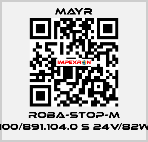 ROBA-STOP-M 100/891.104.0 S 24V/82W Mayr