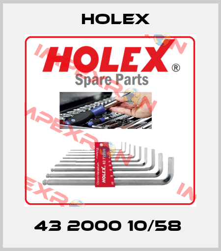 43 2000 10/58  Holex