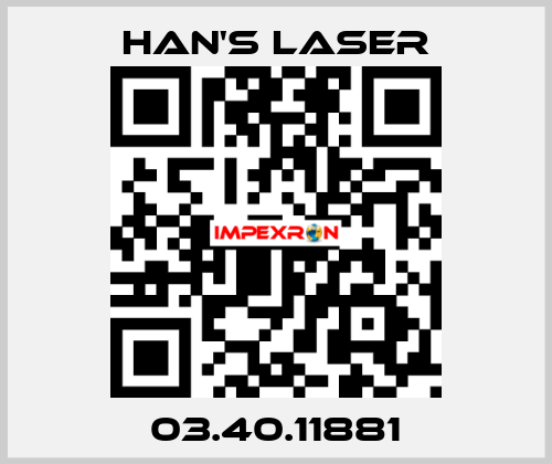 03.40.11881 Han's Laser