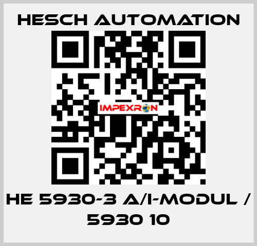 HE 5930-3 A/I-Modul / 5930 10 Hesch Automation