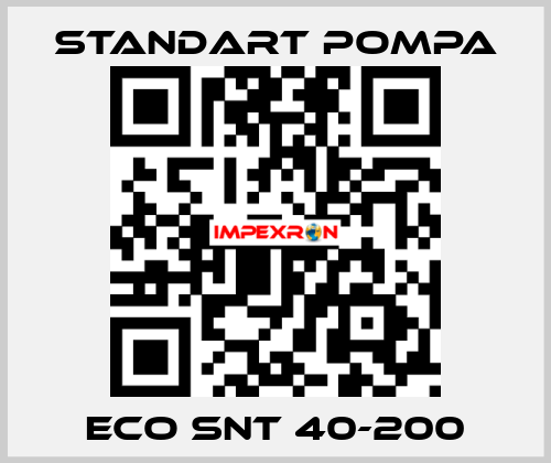 ECO SNT 40-200 STANDART POMPA