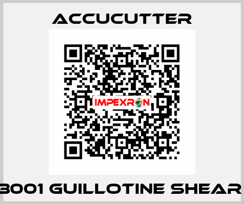 3001 Guillotine Shear  ACCUCUTTER