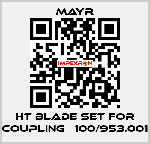 HT blade set for coupling 	100/953.001 Mayr