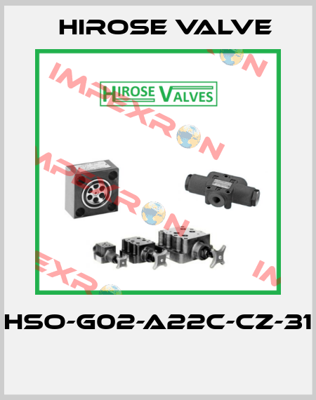 HSO-G02-A22C-CZ-31  Hirose Valve