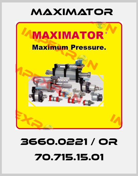 3660.0221 / OR 70.715.15.01 Maximator