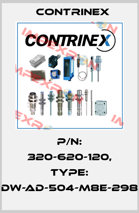 p/n: 320-620-120, Type: DW-AD-504-M8E-298 Contrinex